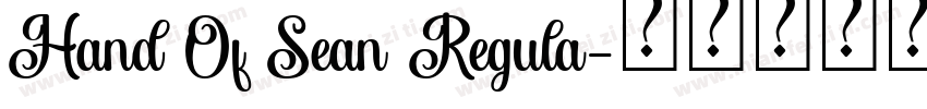 Hand Of Sean Regula字体转换